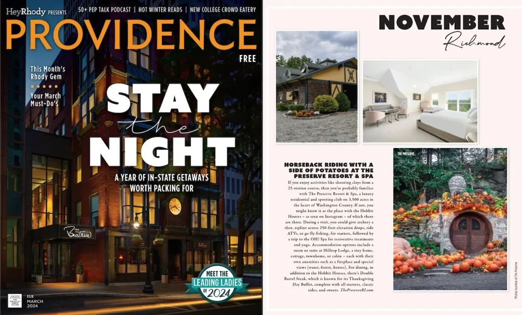 Screenshot Cover Providence March 2024 Horse Riding With A Side Of Preserve Resort And Spa