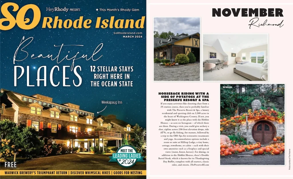 Screenshot Cover So Rhode Island March 2024 Horse Riding With A Side Of Preserve Resort And Spa