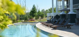 Luxury Poolside Lounging In Rhode Island